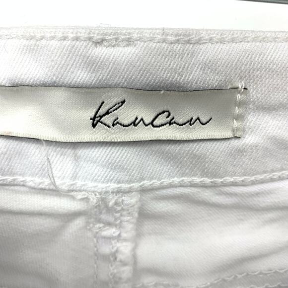 KanCan Jeans Women's Apx Size 27 Mid Rise Slim Cut Denim White - Picture 6 of 6